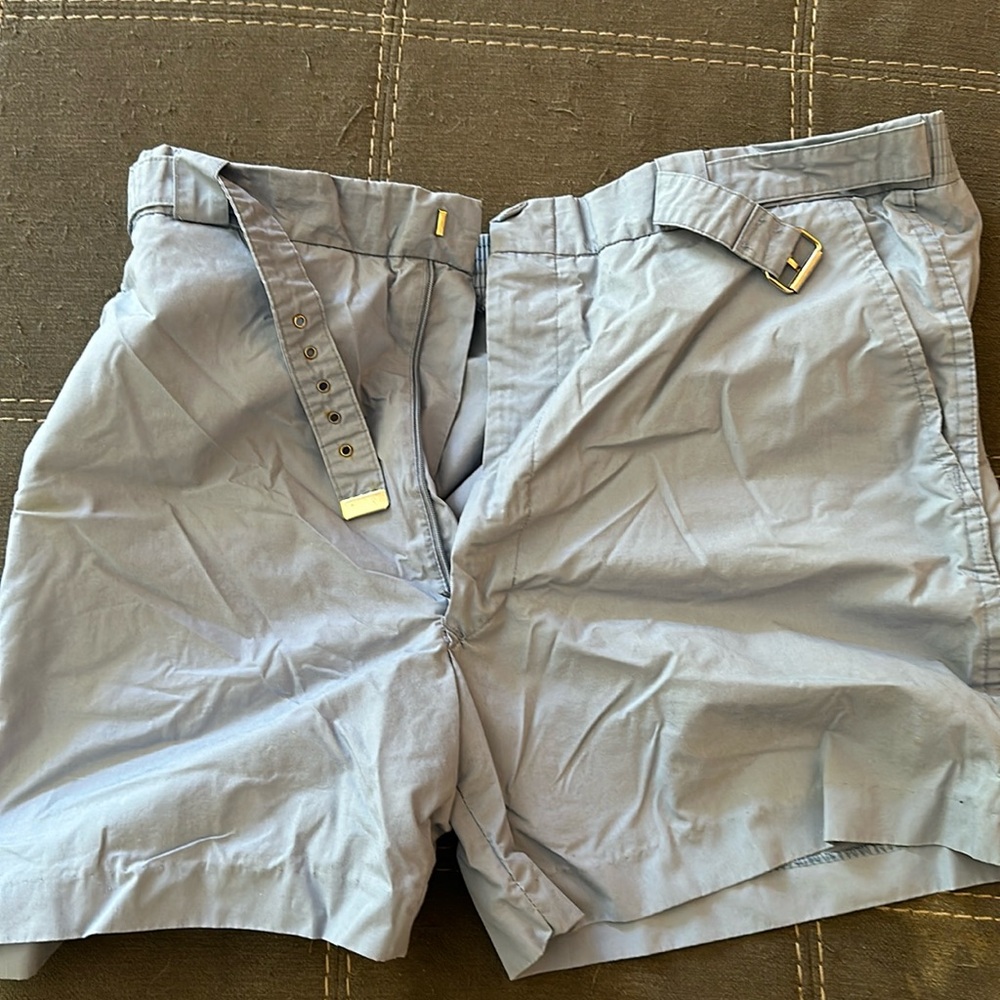 Vintage 80’s Recess Shorts.  Light blue.  Size 36
